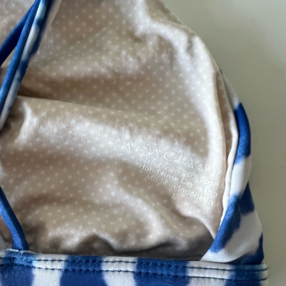 *RARE* ACACIA BIKINI IN ROYAL BLUE TYE DIE SIZE LARGE - Picture 7 of 7